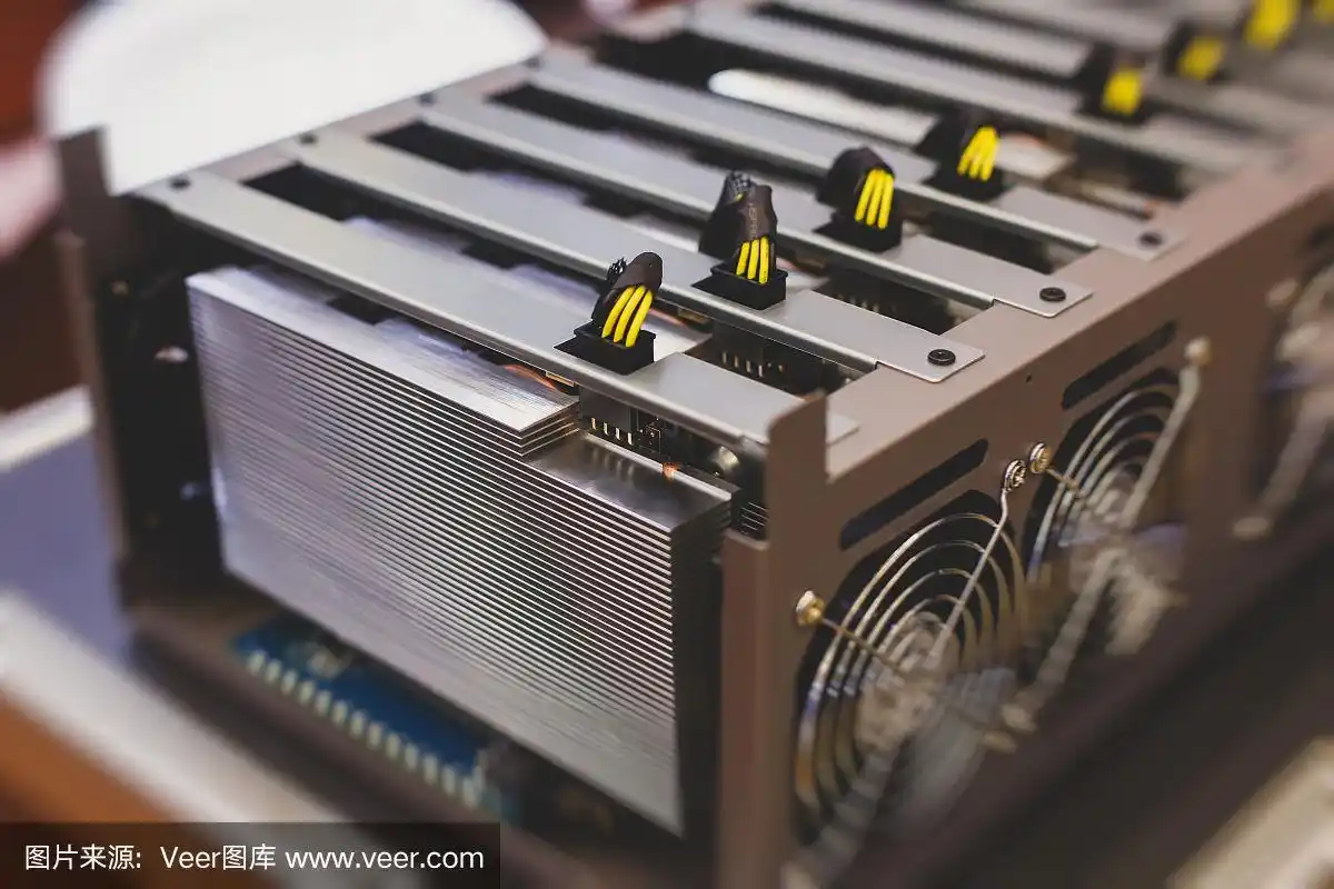 A large crypto mining farm