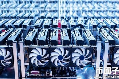 A close-up of the Antminer S19j Pro+ Bitcoin mining machine, showcasing its heatsinks and circuit board.