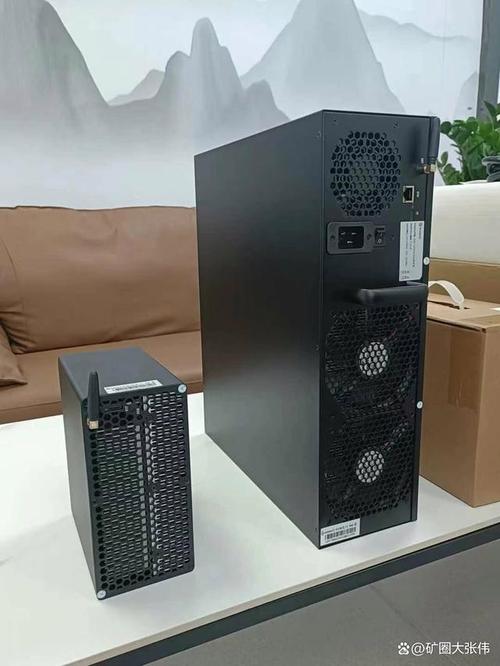 Goldshell mining rig processing cryptocurrency hashes efficiently